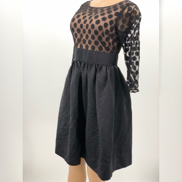 Eliza J Polka Dot Fit & Flare Cocktail Dress - Picture 6 of 8